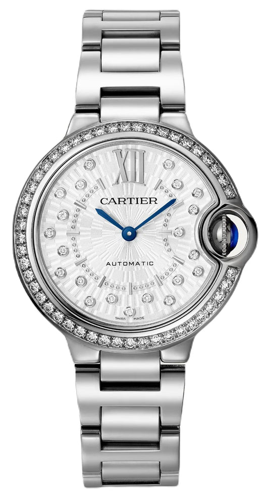 Cartier Ballon Bleu Silver Dial Ladies Watch W4BB0035