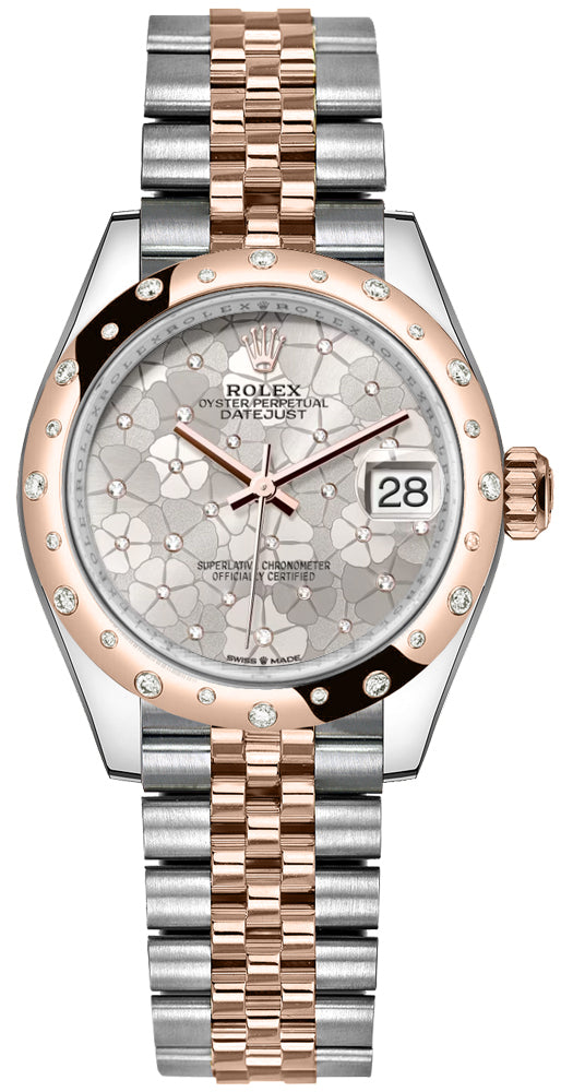 Rolex Datejust 31 18k Everose Gold & Steel Women's Watch 278341RBR-0032