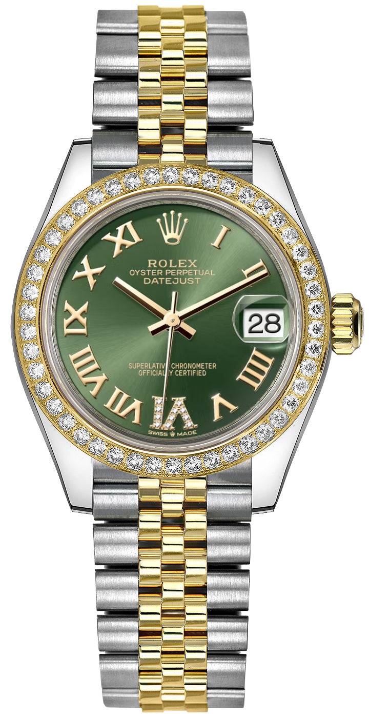 Rolex Datejust 31 Roman Dial Diamonds Women's Watch 278383RBR-0016