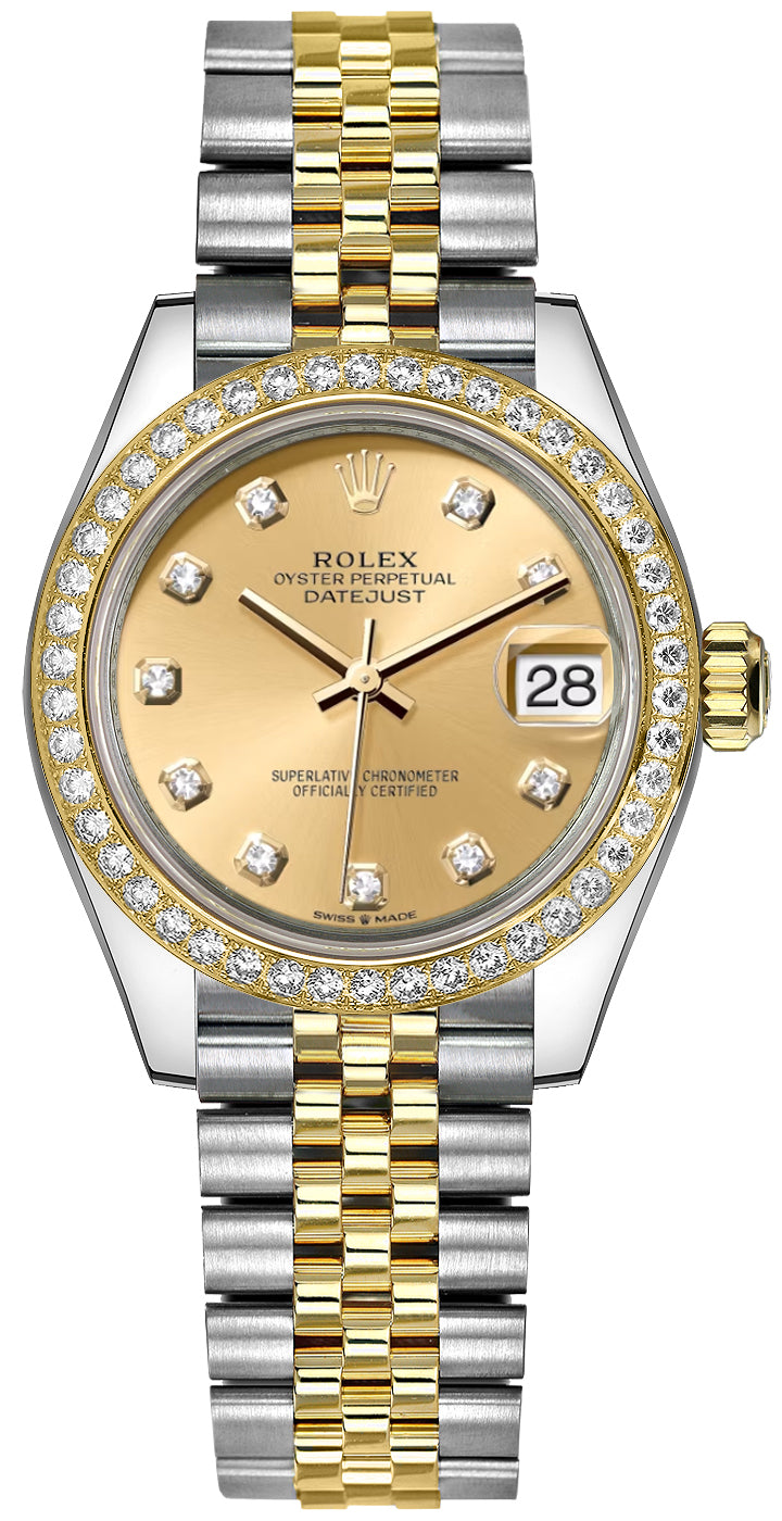 Rolex Datejust 31 Diamond Bezel Two Tone Women's Watch 278383RBR-0026