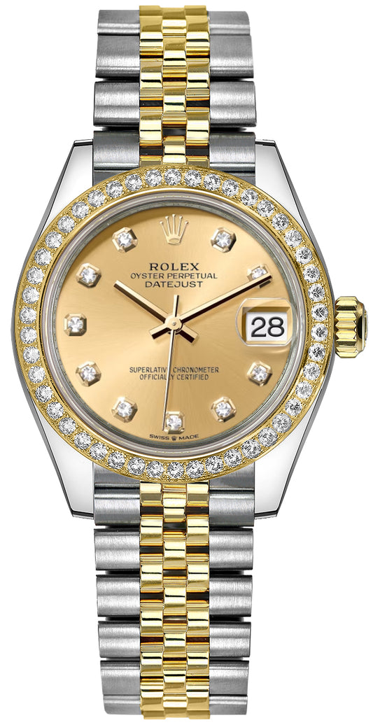Rolex Datejust 31 Diamond Bezel Two Tone Women's Watch 278383RBR-0026