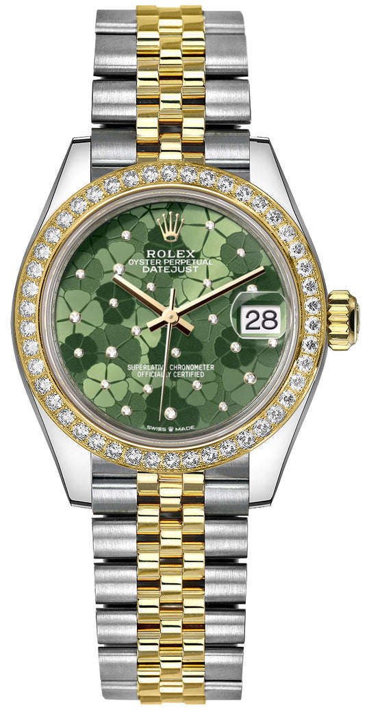 Rolex Datejust 31 Floral Motif Diamonds Women's Watch 278383RBR-0032