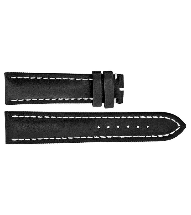 Breitling 24mm Black Leather Strap 441X