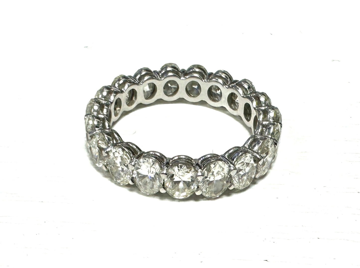 18K White Gold Diamond Eternity Ring (4.65 Ct. Tw.)