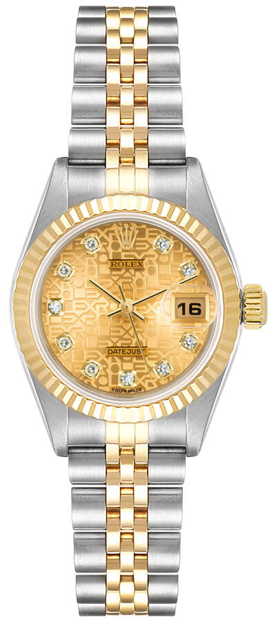 Rolex Lady-Datejust 26 Diamond Markers Women's Luxury Watch 79173