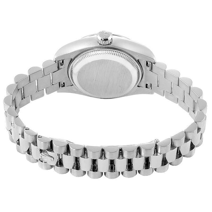 Rolex Lady-Datejust 26 Fluted Bezel White Gold Women's Watch 79179