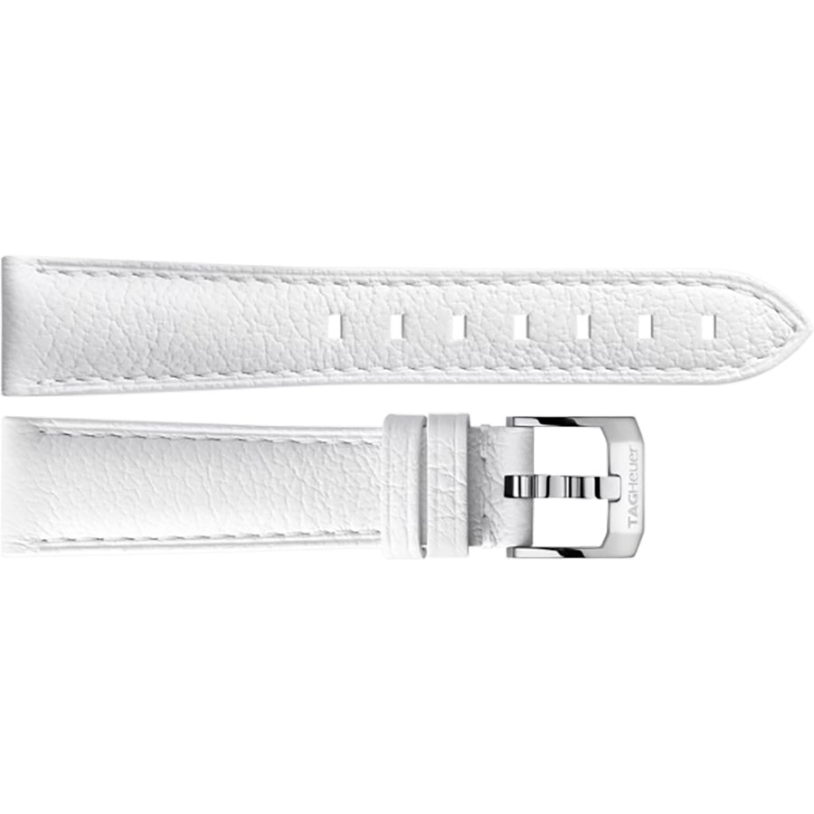 Tag Heuer Formula 1 18mm White Leather Strap BC0930