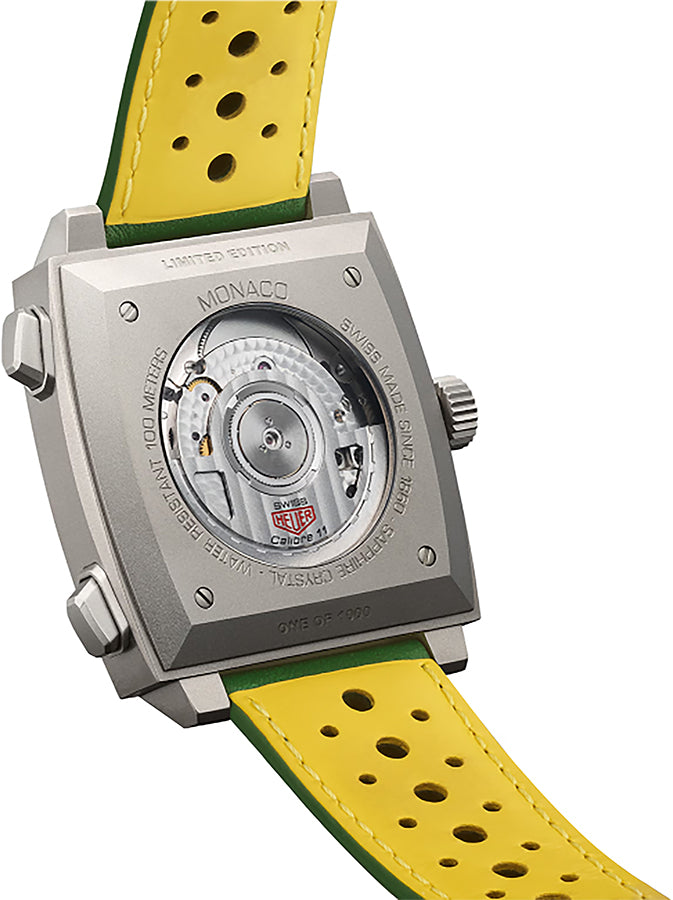 Tag Heuer Monaco Chronograph Green Racing Men's Watch CAW218E.FC6565