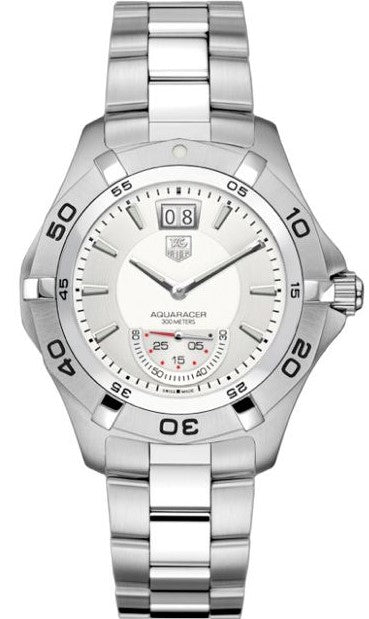 Tag Heuer Aquaracer Grand Date Silver Dial Men's Watch WAF1011.BA0822