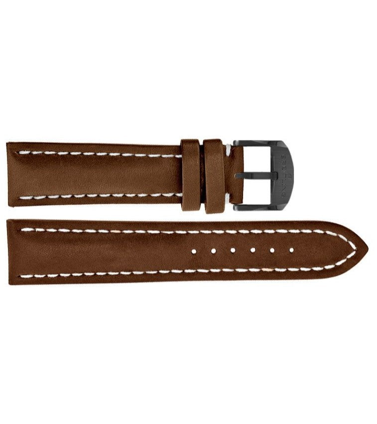 Breitling 20mm Brown Leather Strap 425X / 431X