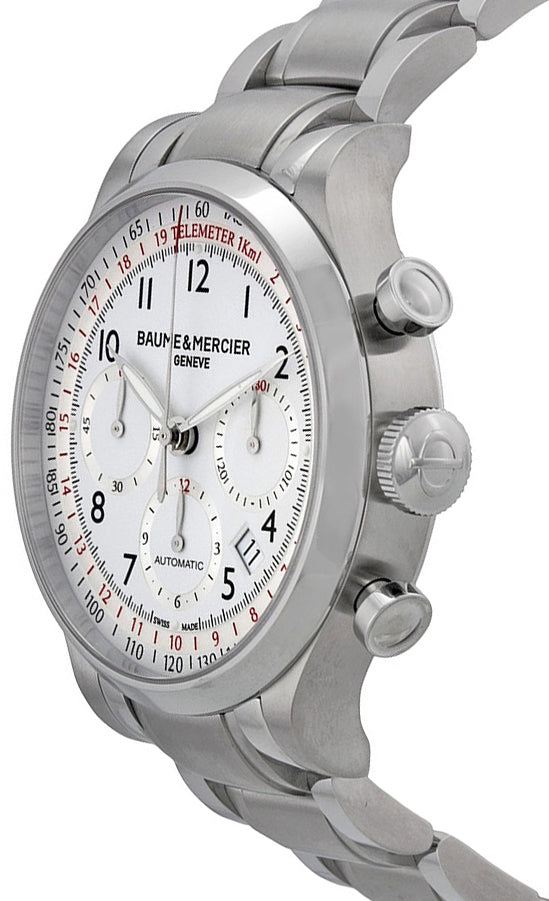 Baume & Mercier Capeland White Dial Men's Watch 10061