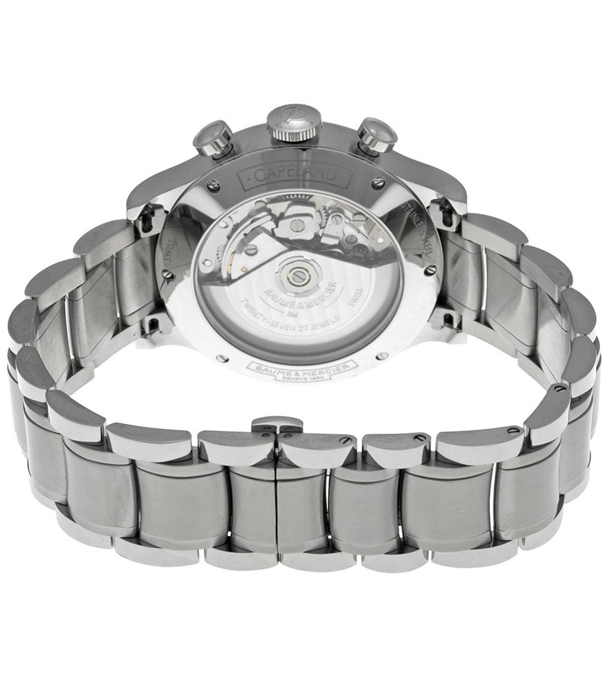 Baume & Mercier Capeland White Dial Men's Watch 10061