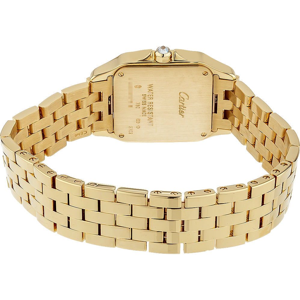 Cartier Santos Demoiselle Solid 18k Yellow Gold Women's Watch WF9002Y7