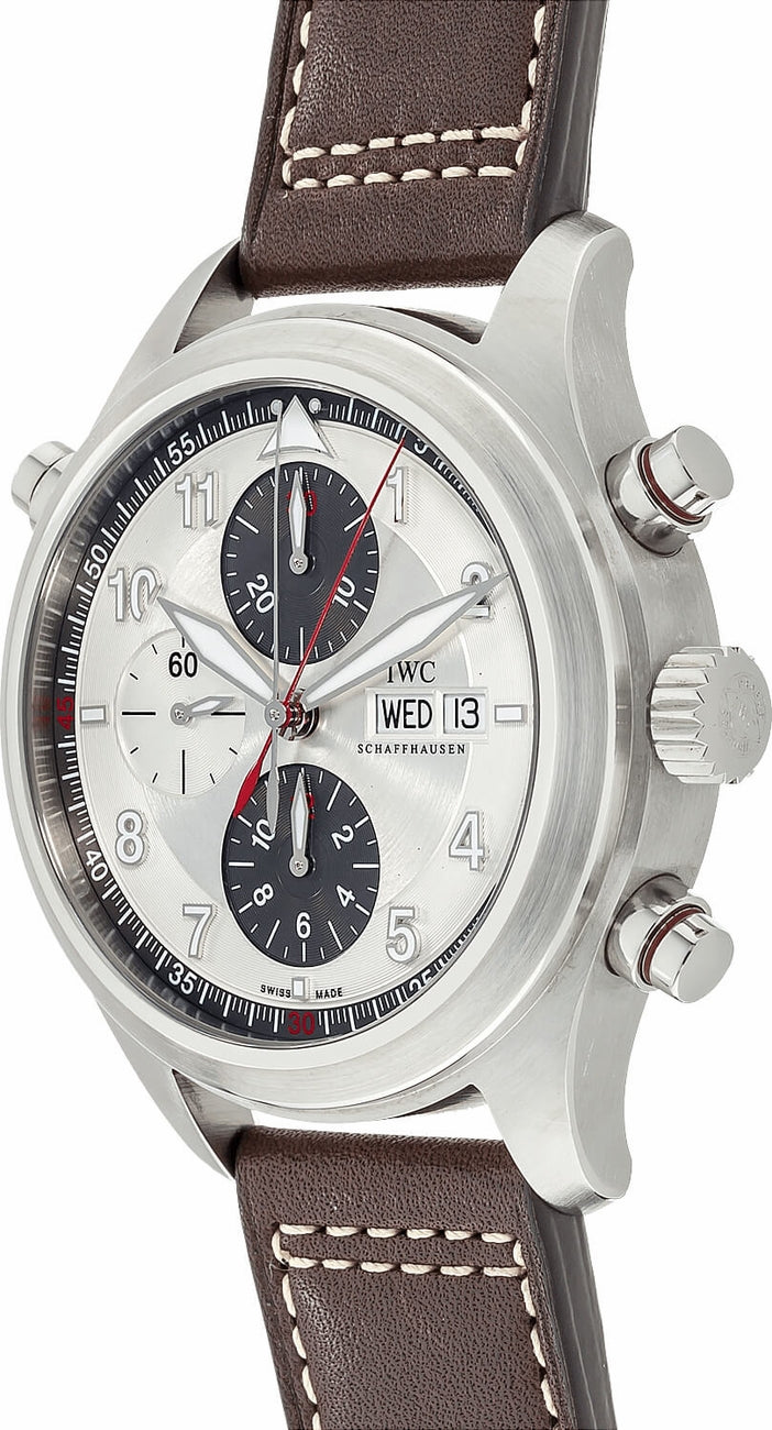 IWC Spitfire Double Chronograph Automatic 44mm Men's Watch IW371806
