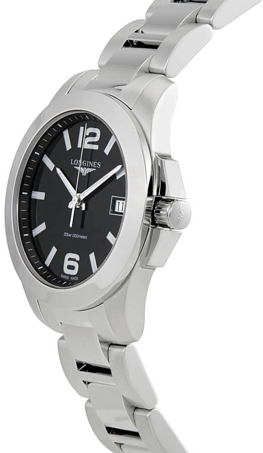 Longines Conquest Black Dial Women's Watch L3.377.4.58.6