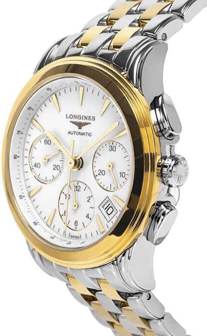 Longines Flagship Chronograph Gold & Stainless Men's Watch L4.803.3.22.7