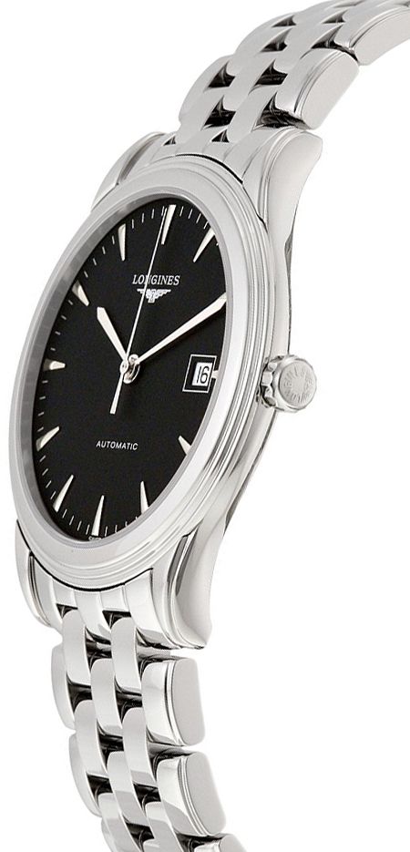 Longines Flagship Black Dial & Stainless Men's Watch L4.874.4.52.6