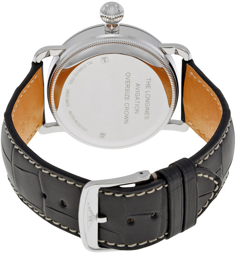 Longines Heritage Black Dial & Stainless Men's Watch L2.777.4.53.0