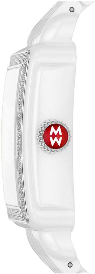 Michele Deco Madison White Ceramic Women's Watch MWW06T000213