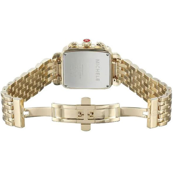 Michele Deco Diamond Gold Women's Watch MWW06P000016