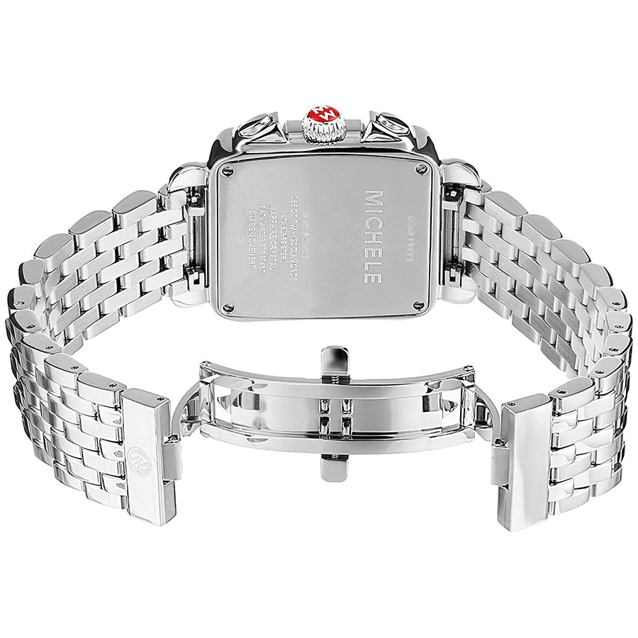 Michele Deco Diamond Black Dial Women's Watch MWW06P000171
