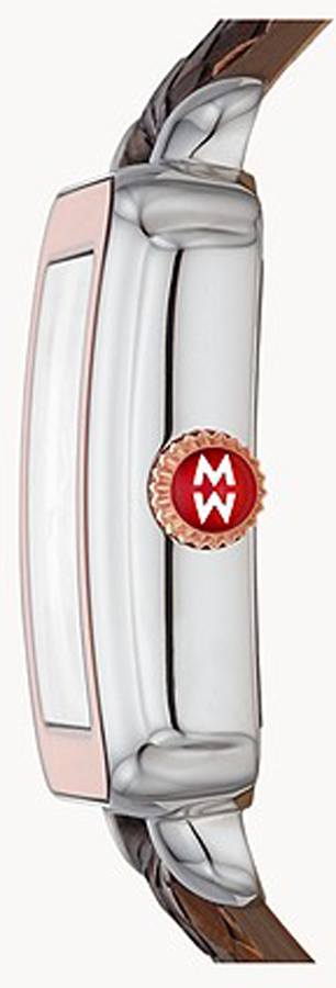 Michele Deco Two Tone Brown Dial Women's Watch MWW06K000036
