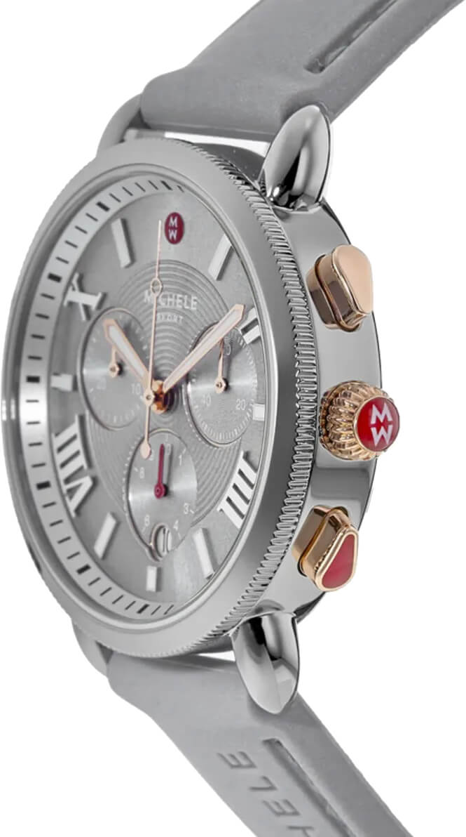 Michele Sporty Sport Sail Grey Dial Women's Watch MWW01P000011
