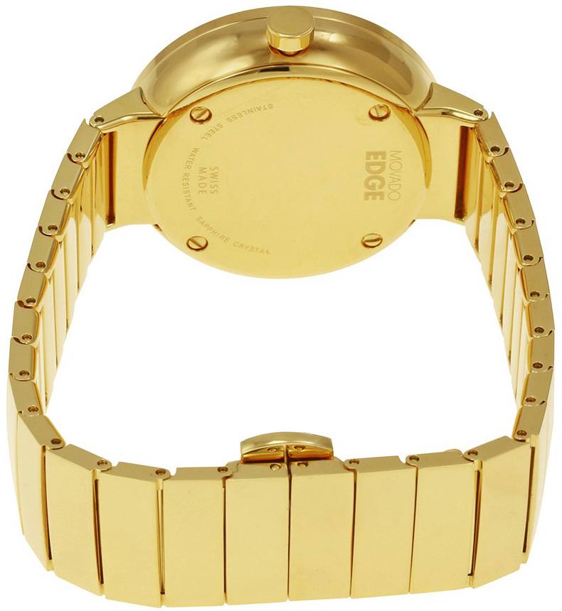 Movado Edge Yellow Gold Women's Watch 3680014