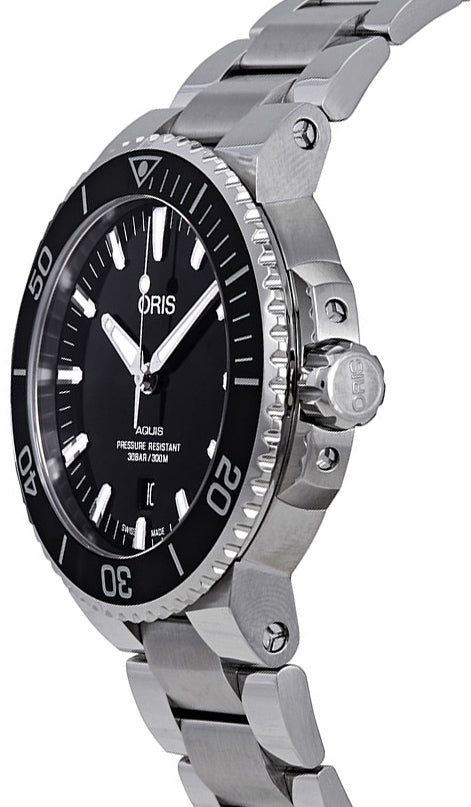 Oris Aquis Date Black Dial Men's Watch 73377304134MB