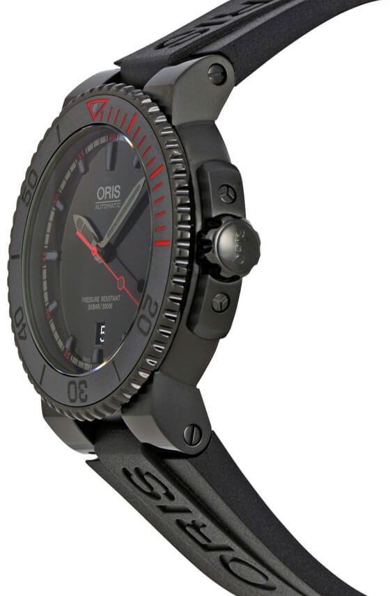 Oris Aquis El Hierro Limited Edition Black Steel 43mm Men's Watch 73376534783RS