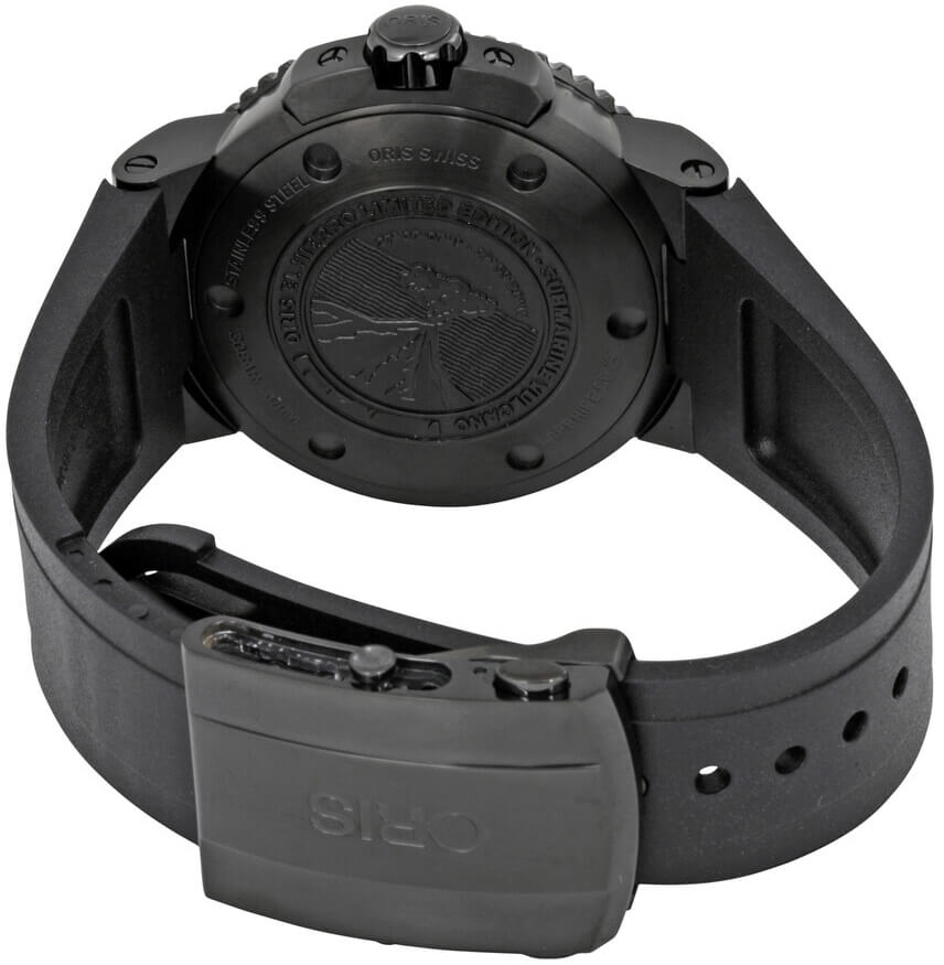 Oris Aquis El Hierro Limited Edition Black Steel 43mm Men's Watch 73376534783RS