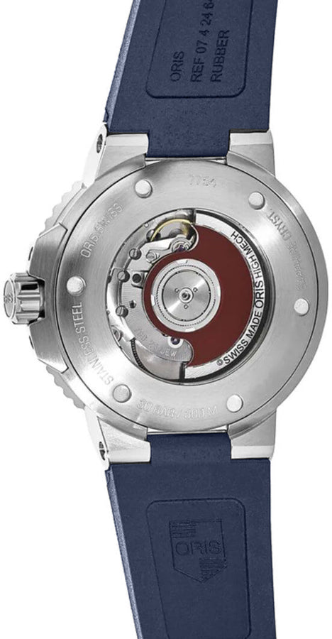 Oris Aquis GMT Date Blue Dial 43.5mm Men's Watch 79877544135RS