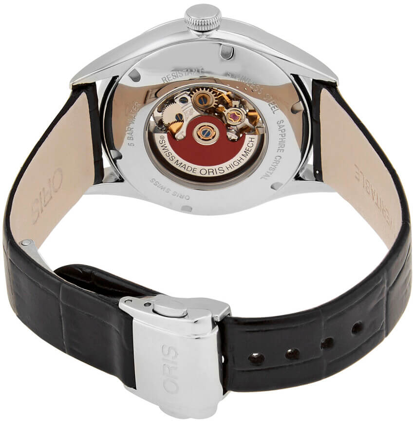 Oris Artelier Skeleton Silver Dial Women's Watch 56077244051LS