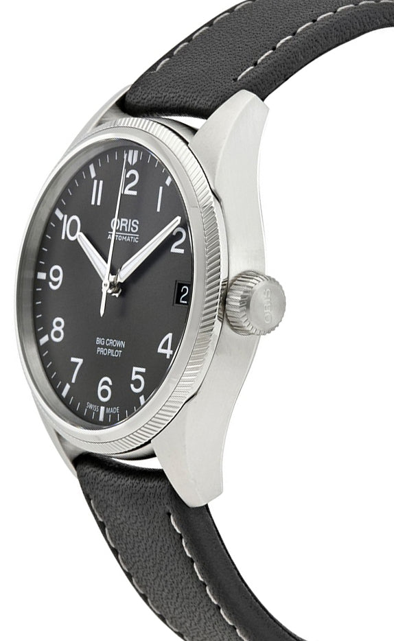 Oris Big Crown ProPilot Date Grey Dial Watch 75176974063LS