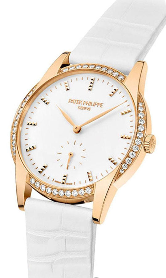 Patek Philippe Calatrava Diamond Bezel Women's Watch 7122/200R-001
