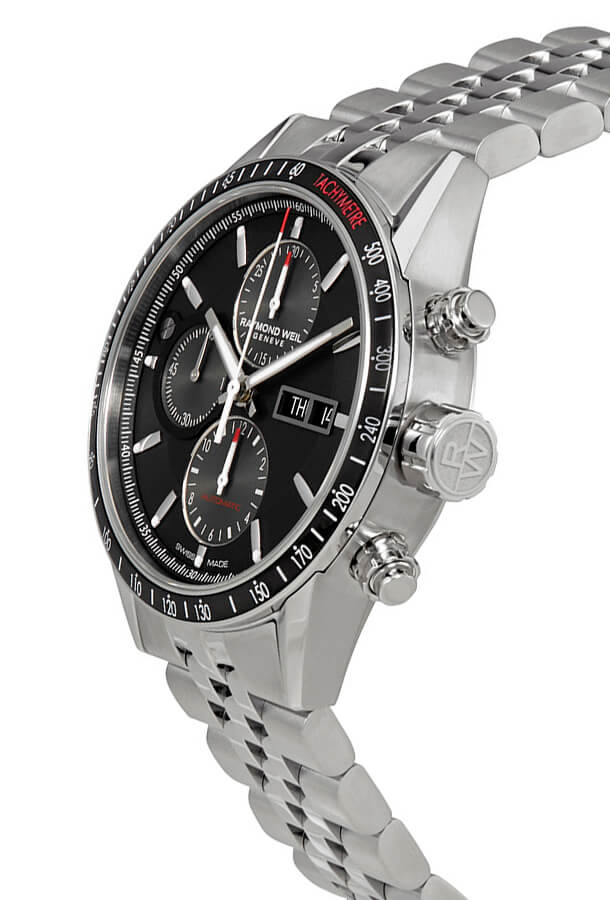 Raymond Weil Freelancer Black Dial Chronograph Men's Watch 7731-ST1-20621
