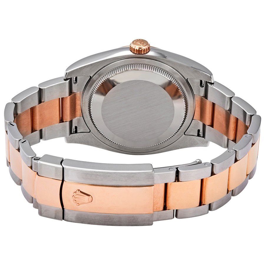 Rolex Datejust 36 Blue Diamond Rose Gold & Steel Watch 116201