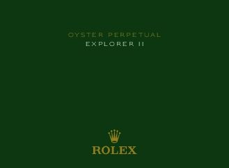 Rolex Explorer II Black Dial 40mm Oystersteel Men's Watch 16570