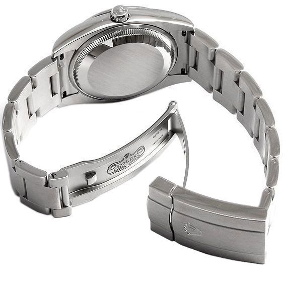 Rolex Oyster Perpetual Air-King Blue Dial Women's Watch 114210