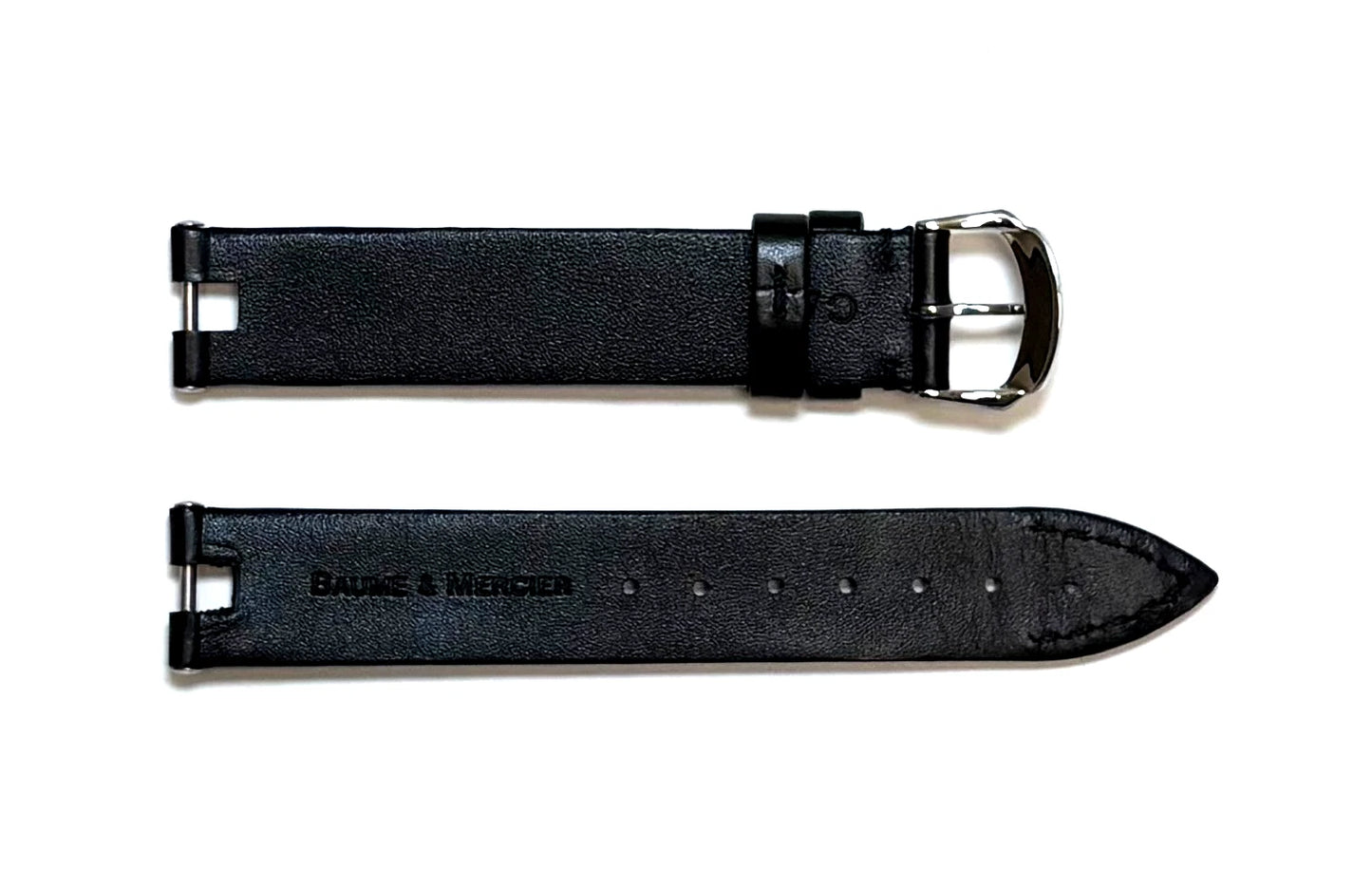 Baume et Mercier Linea 14mm Black Leather Strap