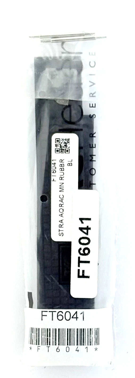 Tag Heuer Aquaracer 21mm Black Rubber Strap FT6041