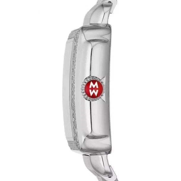 Michele Deco Madison Sunray Silver Dial & Diamond Women's Luxury Watch MWW06T000163