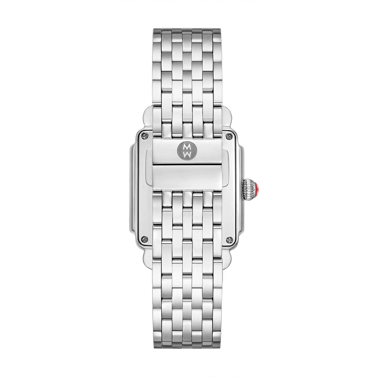 Michele Deco Madison Sunray Silver Dial & Diamond Women's Luxury Watch MWW06T000163