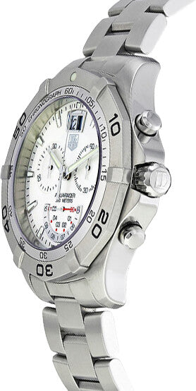 Tag Heuer Aquaracer Grande Date Silver Dial Men's Watch CAF101B.BA0821