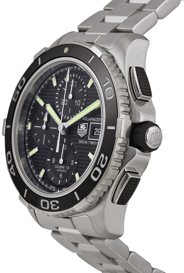 Tag Heuer Aquaracer Calibre 16 Black Dial Men's Watch CAK2111.BA0833