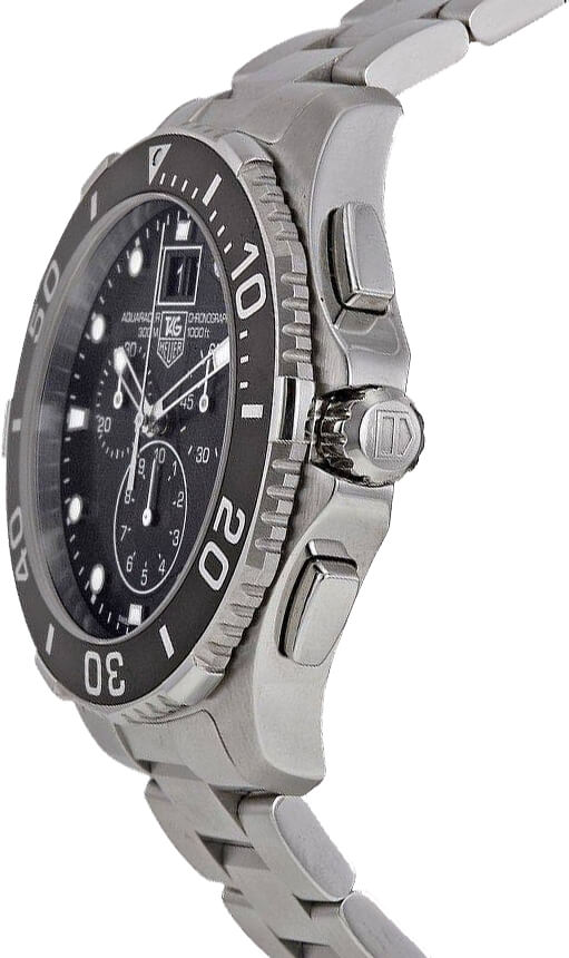 Tag Heuer Aquaracer Chronograph Black Dial Men's Watch CAN1010.BA0821