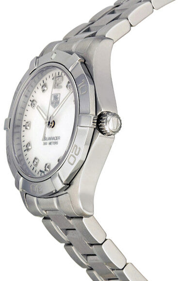 Tag Heuer Aquaracer White Pearl Diamond Dial Women's Watch WAF1312.BA0817
