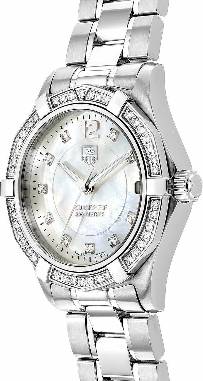 Tag Heuer Aquaracer Pearl Diamond Dial Women's Luxury Watch WAF1313.BA0819