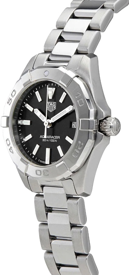 Tag Heuer Aquaracer 27mm Black Dial Steel Women's Watch WBD1410.BA0741