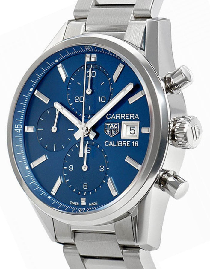 Tag Heuer Carrera Automatic Blue Dial Men's Watch CBK2112.BA0715